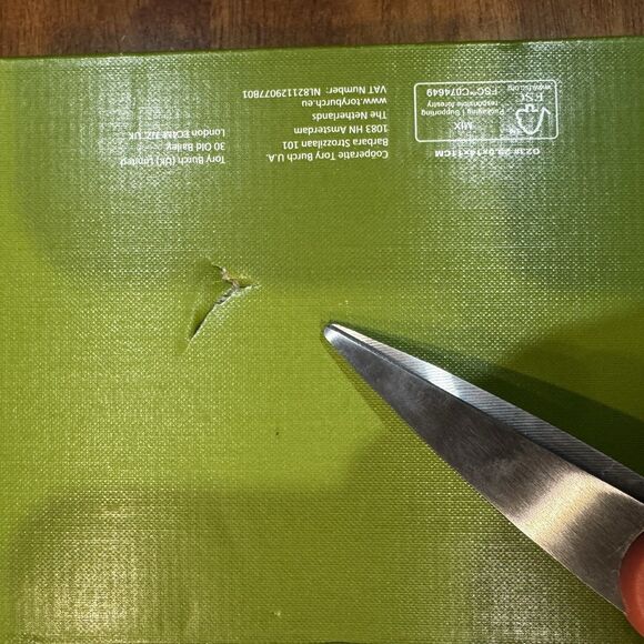 Tory Burch Green Kira Sport Logo Sandal Shoe Empty Box "12x7x4.5 - Picture 4 of 8